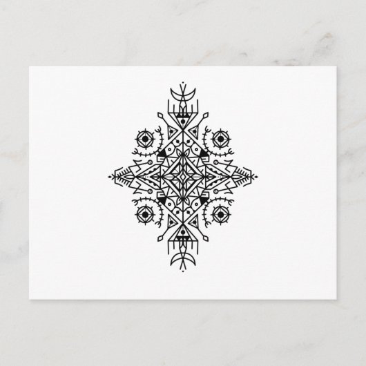 Berbervorm Briefkaart (Voorkant)