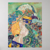 Berceau bébé Gustav Klimt 1978 Vieux tableau célèb (Devant)