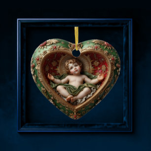 Berceau de lumière Ornement de Jésus bébé