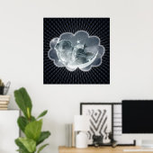 Berceuse cosmique - Poster (Bureau à domicile)