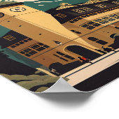 Berchtesgaden Allemagne Poster d'art minimaliste (Coin)