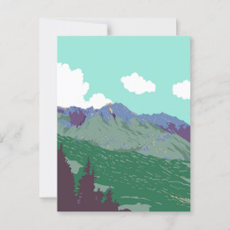 Berchtesgaden Alpen bij Obersalzberg Duitsland WPA Briefkaart