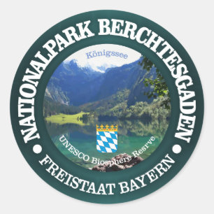Berchtesgaden National Park Ronde Sticker