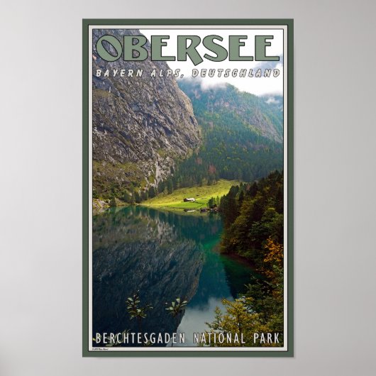 Berchtesgaden - Obersee Poster (Voorkant)