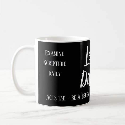 Berean Search Scripting Black Koffiemok (Links)