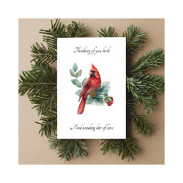 Bereaved Parent Thinking of You Christmas Card Feestdagen Kaart