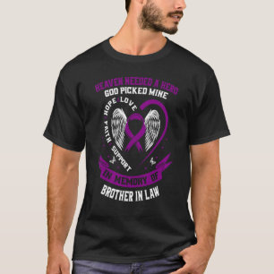Bereavement Brother in Law Alzheimer Awareness Me T-shirt