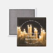 Bereavement Candle Magnet door HAMbyWG Magneet (Voorkant / Achterkant)