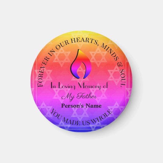 Bereavement Candle Magnet door HAMbyWG Magneet (Voorkant)