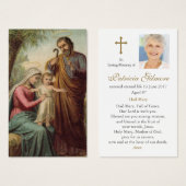Bereavement Perte Sainte Famille Prière Sympathie (Devant & derrière)