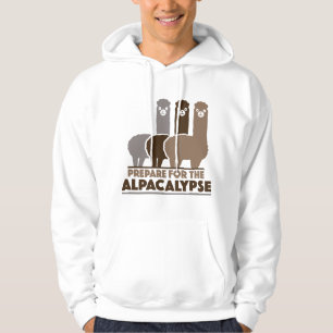 Bereid je voor op de alpacalypse hoodie
