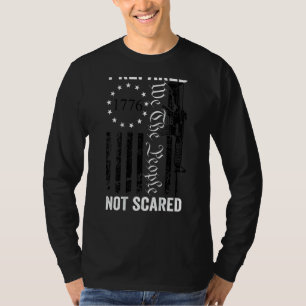 Bereid Niet Bang 2e Amendement Prepper AR15 op T-shirt