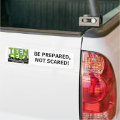 "Bereid, niet geschaafd" TEEN CERT Bumpersticker (Op Truck)