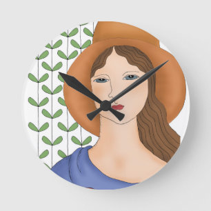 Bereid om biologisch te zijn ronde klok