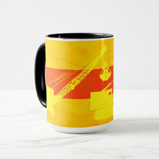 Bereid om een bedrijfsingenieur-zuidwestkleuren te mok (Voorkant links)