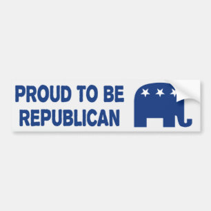 Bereid om republikeinse Bumpersticker te zijn