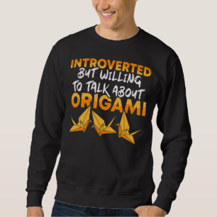 Bereid om te praten over Origami Master Artist Pap Trui