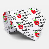 Bereid om verbluffende Kinderen te leren (Apple) Stropdas (Opgerold)