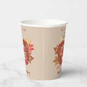 Bereid uw Fat Pants Ready-Thanksgiving Papieren Bekers (Rechts)