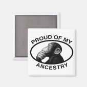 Bereid van mijn anekooie chimp magneet (Voorkant / Achterkant)