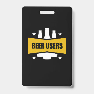 Bereide gebruikers van Beer Badge