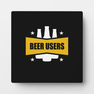 Bereide gebruikers van Beer Fotoplaat