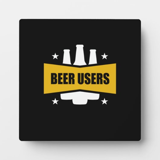 Bereide gebruikers van Beer Fotoplaat (Voorkant)