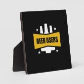 Bereide gebruikers van Beer Fotoplaat (Voorkant)