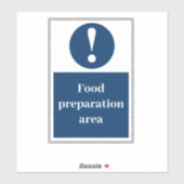 Bereiding van levensmiddelen sticker (Vel)
