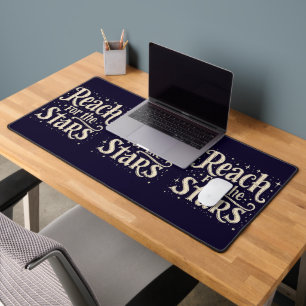 Bereik de sterren Hemeltypografie Kunst Bureaumat