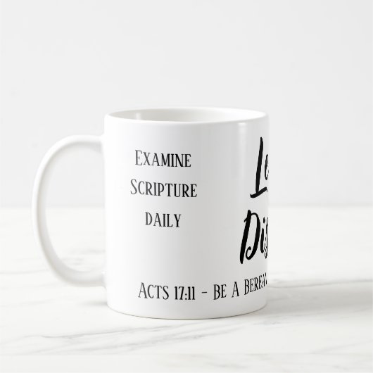 Bereik een zoekscript koffiemok (Links)