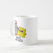 Bereik Grateness Grappige Kaaspuns Koffiemok (Voorkant links)