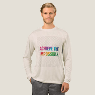 Bereik het onmogelijke. Tri-Blend shirt