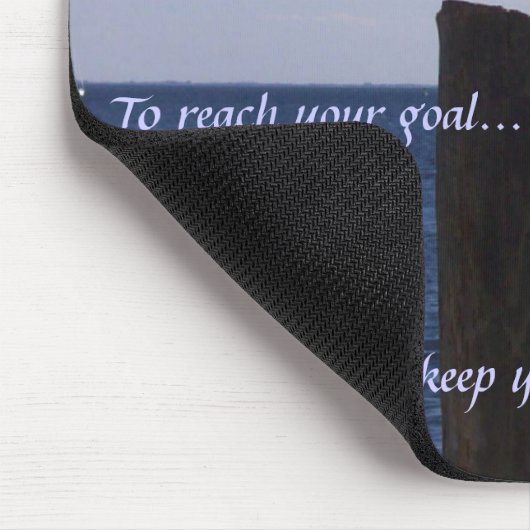 Bereik uw doel door TDGallery Muismat (Hoek)