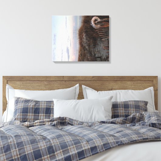 Bereik van Beacon Canvas Afdruk (Insitu (Slaapkamer))