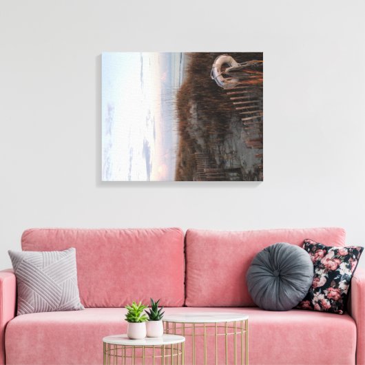 Bereik van Beacon Canvas Afdruk (Insitu (Woonkamer))