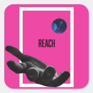 Bereik Vierkante Sticker
