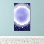 Bereik voor de Afdruk van het Canvas van de maan (Insitu (Houten vloer))