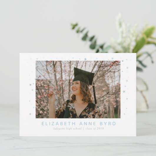 Bereik voor de Stars Afstuderen Aankondiging (Staand voorkant)