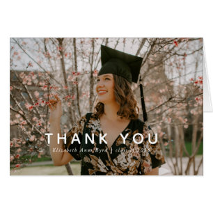 Bereik voor de Stars Afstuderen Thank You Card