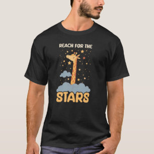 Bereik voor de Stars Design Giraffe T-shirt