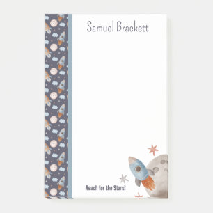 Bereik voor de Sterren Ruimteraket gepersonaliseer Post-it® Notes