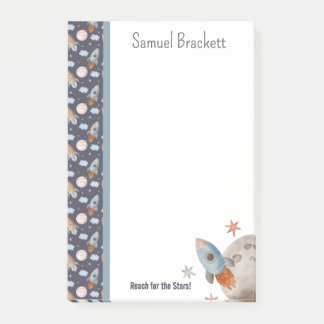 Bereik voor de Sterren Ruimteraket gepersonaliseer Post-it® Notes