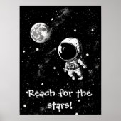 Bereik voor de sterrenruimte poster (Voorkant)