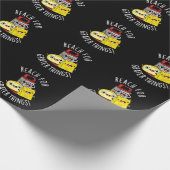 Bereik voor grotere dingen Grappige Kaas Pun Dark Cadeaupapier (Hoek)