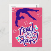 Bereik voor het Tumbling van de Gymnastiek van de Briefkaart (Voorkant / Achterkant)