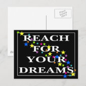 Bereik voor Uw Dromen Briefkaart (Voorkant / Achterkant)