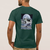 Bereikend Orca met Raven & Moon T-shirt (Achterkant)