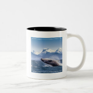 Bereikende hoefijzerwalvis in Alaska Tweekleurige Koffiemok