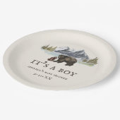 Beren Baby shower Papieren Bordje (Gekanteld)